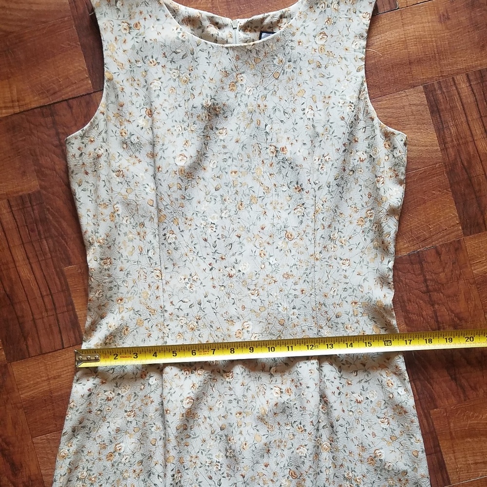 BICE tan dress yellow flowers